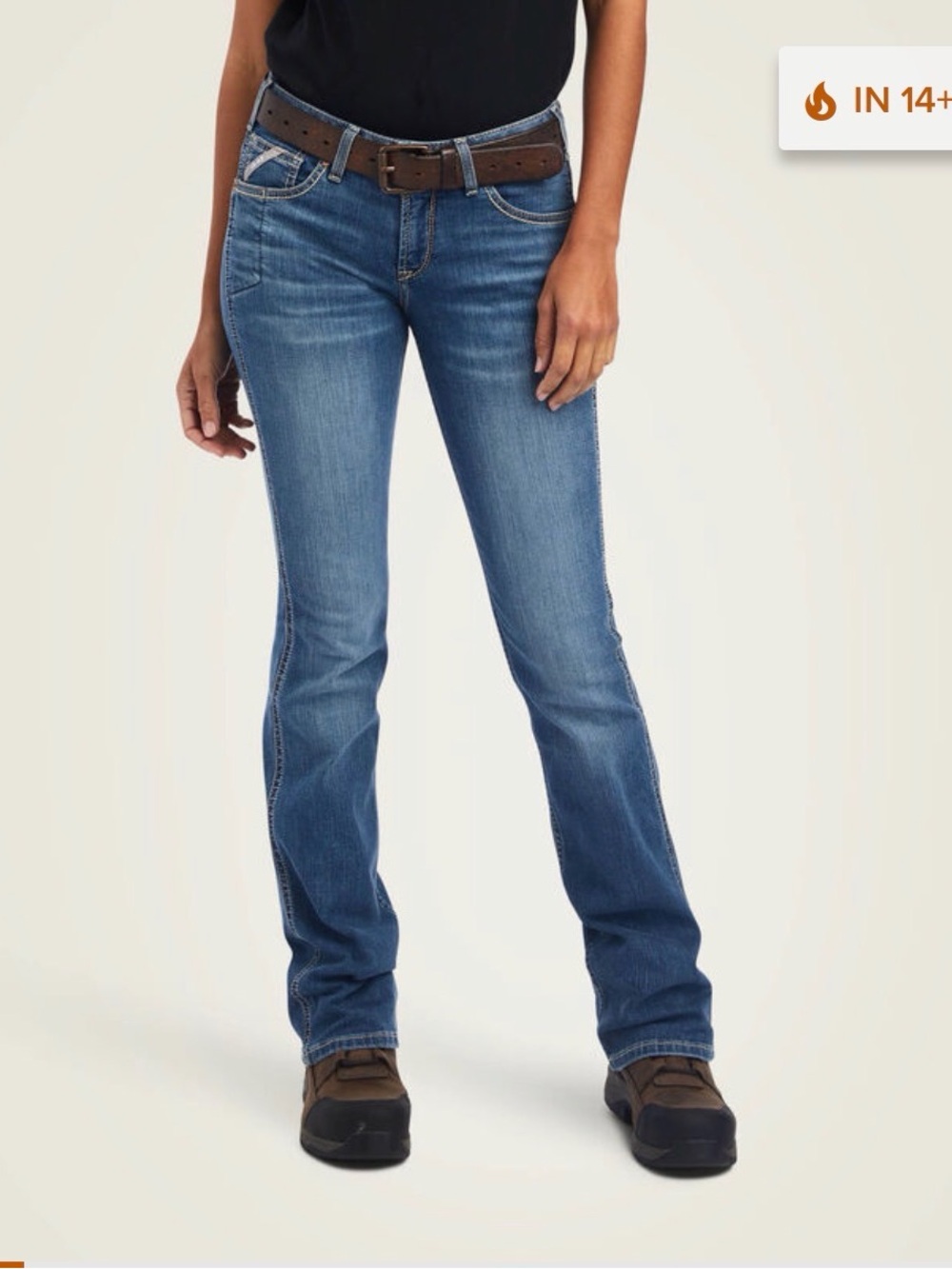 Ariat Dark Blue Boot-Cut Jeans